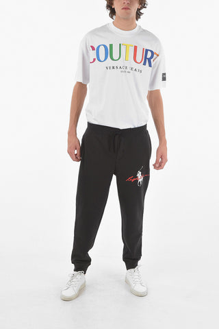 Joggers In Felpa Con Stampa Logo
