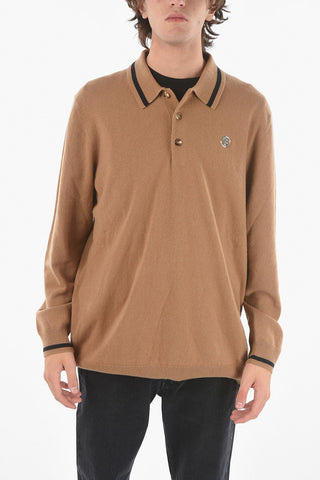 Cashmere Long Sleeved Polo