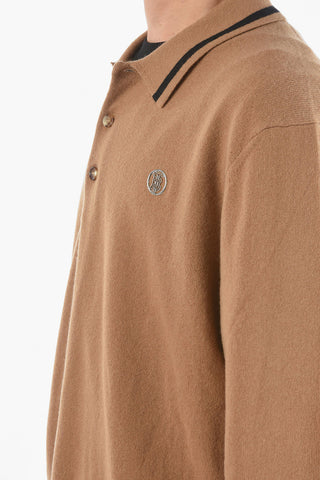 Cashmere Long Sleeved Polo