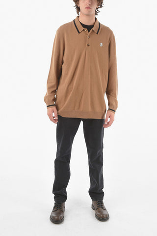 Cashmere Long Sleeved Polo