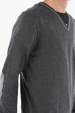 V Neck Virgin Wool Sweater
