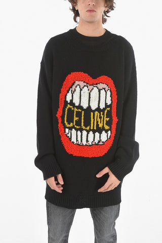 Wool and Cashmere MOUTH Oversized Pullover