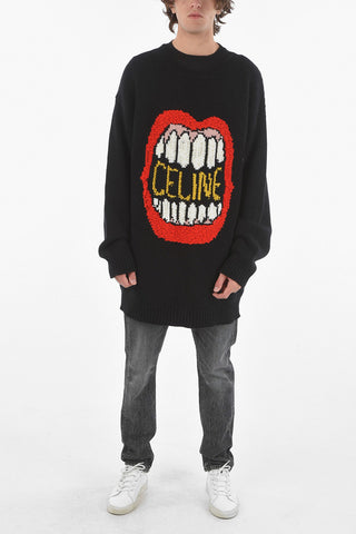 Wool and Cashmere MOUTH Oversized Pullover