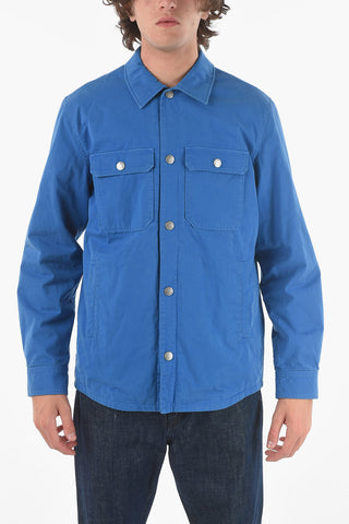 Silver Snap Buttons Cotton ALEX Overshirt