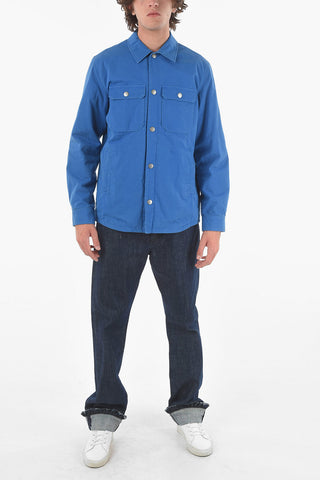 Silver Snap Buttons Cotton ALEX Overshirt