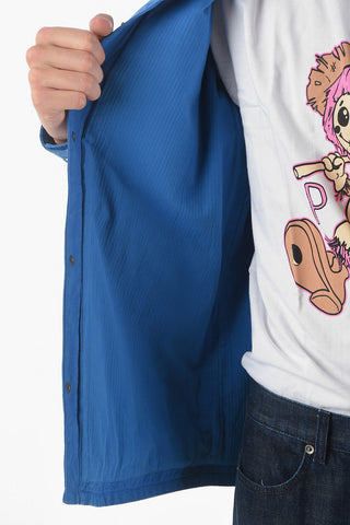 Overshirt ALEX in Cotone con Bottoni Automatici Argentati