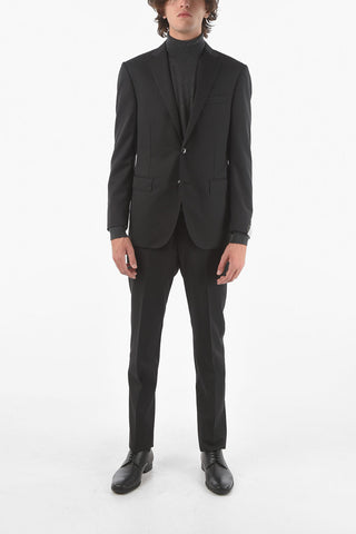 Flap Pockets Lined Single Breasted ACADEMY Virgin Wool Suit
