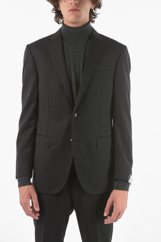 Flap Pockets Lined Single Breasted ACADEMY Virgin Wool Suit