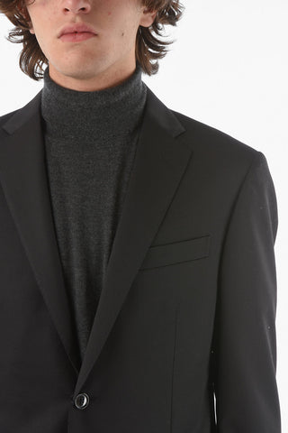Flap Pockets Lined Single Breasted ACADEMY Virgin Wool Suit