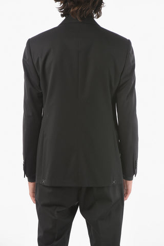 Flap Pockets Lined Single Breasted ACADEMY Virgin Wool Suit
