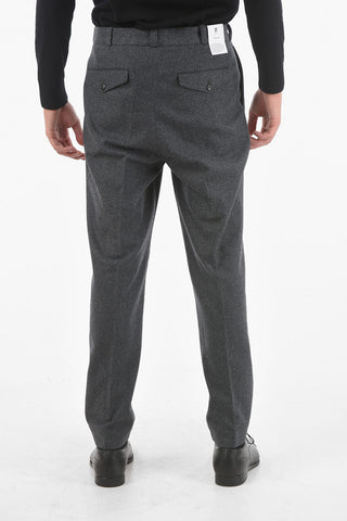 REWORKED Wool-blend THE REPORTER Double-pleated Chino Pants 