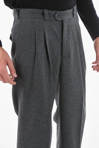 REWORKED Wool-blend THE REPORTER Double-pleated Chino Pants 