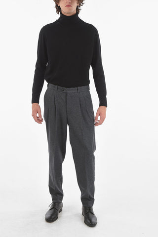 REWORKED Wool-blend THE REPORTER Double-pleated Chino Pants 