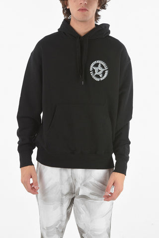 COUTURE! Felpa Hoodie con Stampa Logo in Rilievo