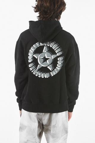 COUTURE! Felpa Hoodie con Stampa Logo in Rilievo