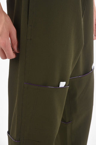 LA MONTAGNE Tech fabric Cargo Joggers with Contrasting Trimmings