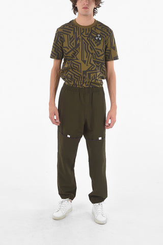 LA MONTAGNE Tech fabric Cargo Joggers with Contrasting Trimmings