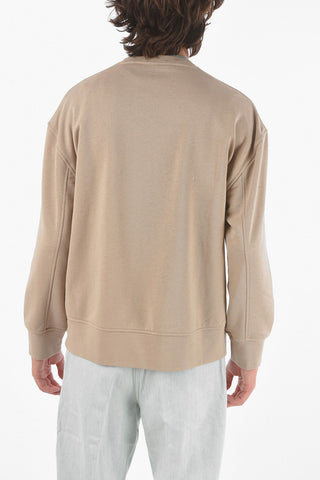 Printed RELENTLESS SPORT BOLTS Crew-neck Sweatshirt With Maxi Front Pockets