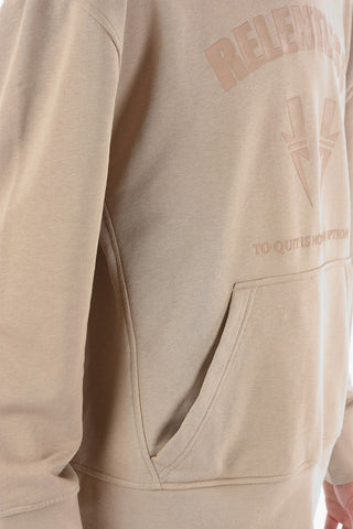 Printed RELENTLESS SPORT BOLTS Crew-neck Sweatshirt With Maxi Front Pockets
