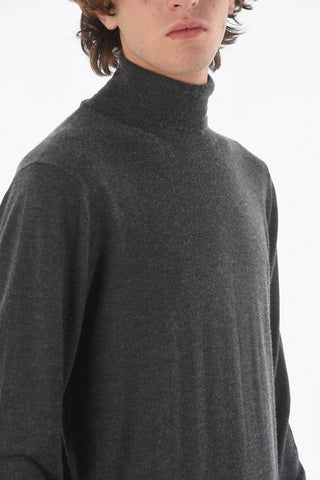 Cashmere Blend High Neck Pullover