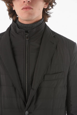 ID OUTDOOR Water-resistant MILESTONES Windbreaker Jacket with Removable Chest Piece