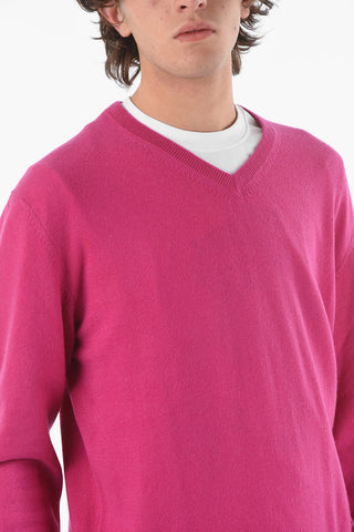 Maglia in Cashmere con Scollo a V