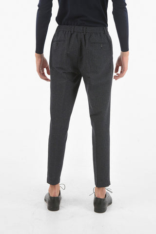 Elastic Waist Striped Pants