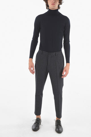 Elastic Waist Striped Pants