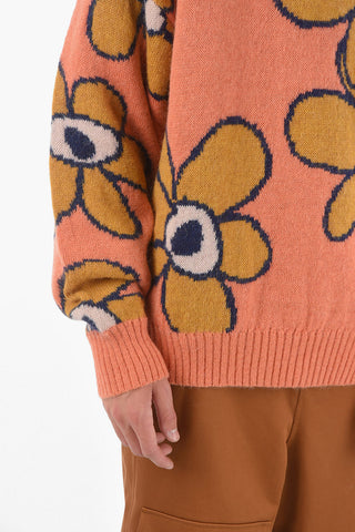 Wool Blend PERSIMMON Reversible Sweater