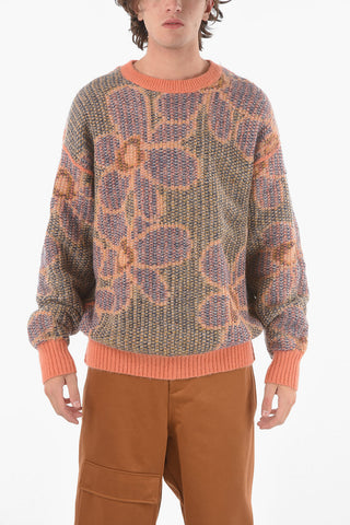 Wool Blend PERSIMMON Reversible Sweater