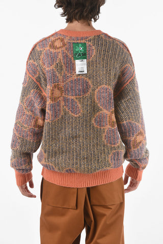 Wool Blend PERSIMMON Reversible Sweater