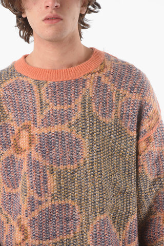 Wool Blend PERSIMMON Reversible Sweater 