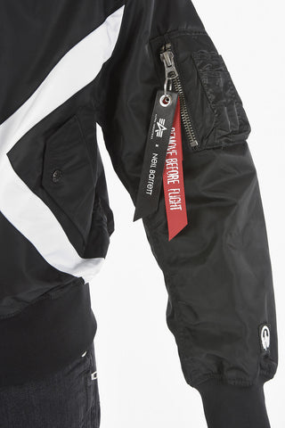 Front Zipped ALPHA INDUSTRIES Revrsible Bomber Jacket