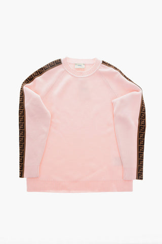 Monogram Side Band Crew-neck Sweater