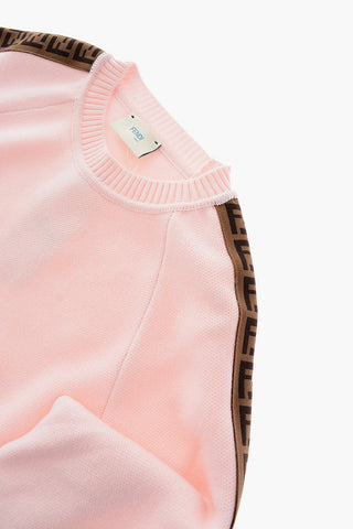 Monogram Side Band Crew-neck Sweater