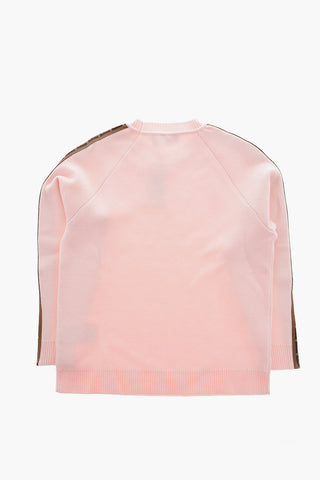 Monogram Side Band Crew-neck Sweater