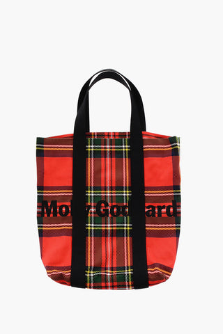 Tartan Motif Shopper Bag