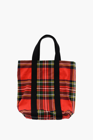 Tartan Motif Shopper Bag