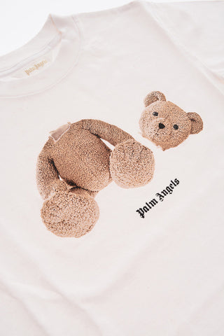 T-shirt Girocollo con Stampa Teddy Bear