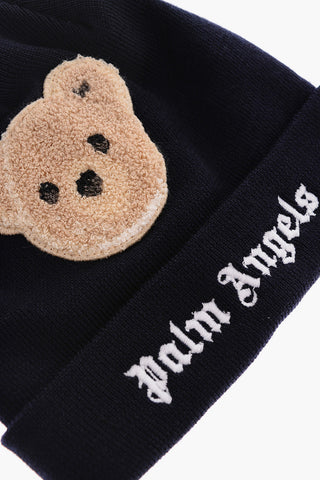 Ribbed Virgin Wool Beanie with Ears