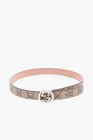 All Over Monogram Leather Belt