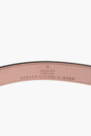 All Over Monogram Leather Belt