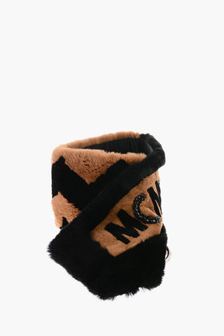 Two-Tone Real Fur Scarf