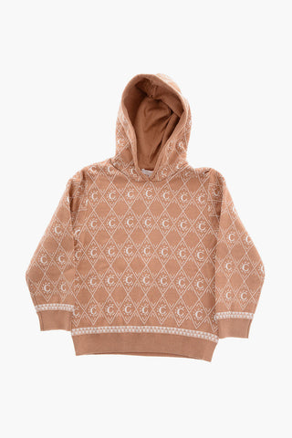 All Over Monogram Argyle Motif Sweater