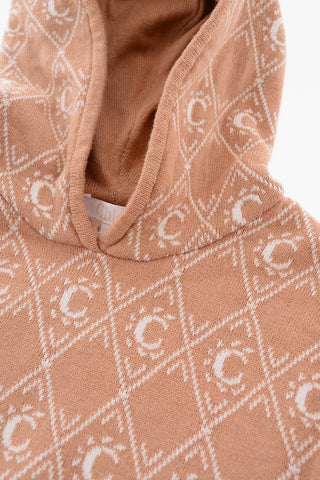 All Over Monogram Argyle Motif Sweater