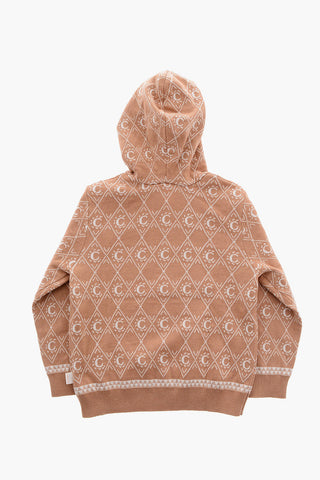 All Over Monogram Argyle Motif Sweater