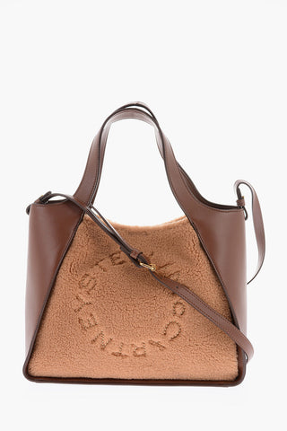 Borsa a Tracolla in Ecopelle con Dettaglio Teddy