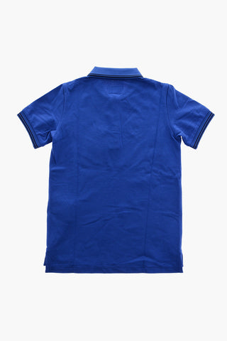 EMPORIO Stretch Cotton 3 Button Polo Shirt