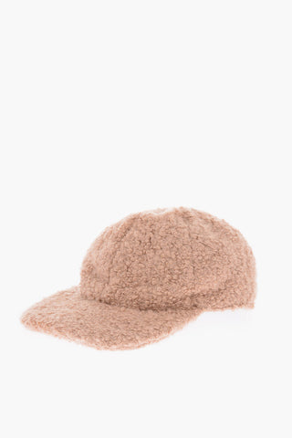 Solid Color Bouclè Cap