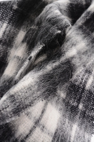 Two-Tone Checked Scarf